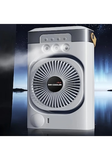 Xuweiwei 3 Hizli Tasinabilir Mini Masa Fanı Siyah Sessiz Usb Destekli Modern Tasarimli Ic Dis Mekan Kullanimi Ev Ofis Ve Seyahat