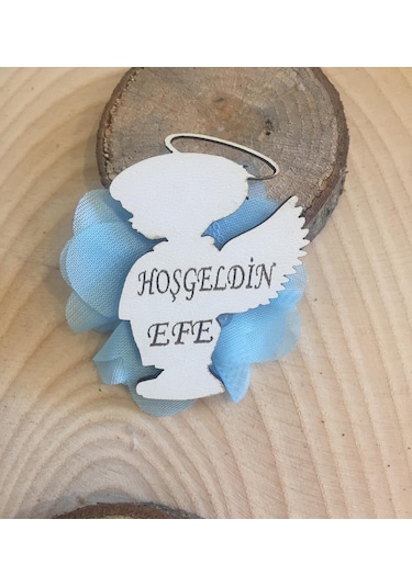 AHŞAP MAGNET BEBEK ŞEKERİ BEBEK HEDİYELİK 100 ADET 56456 Ahşap