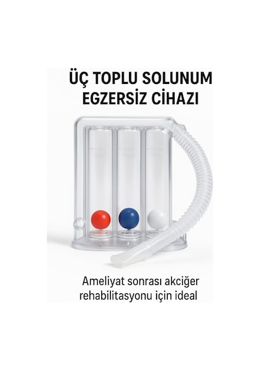 Rabır Triflo Solunum Egzersiz Cihazı