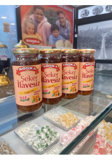 Koska Şeker İlavesiz Portakal Reçeli 270 Gr Koli 12 Adet