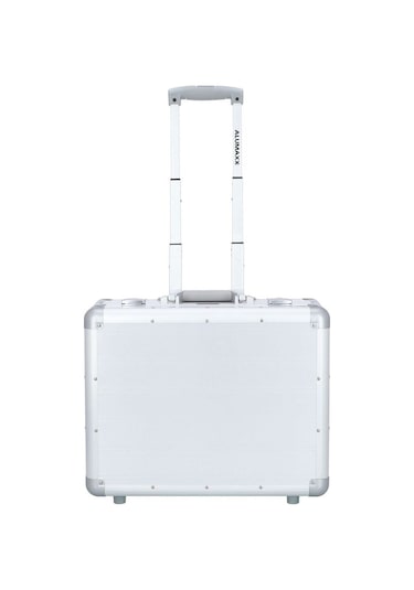 Alumaxx 2 Tekerlekli Laptop Bölmeli Iş Valizi 37 Cm, Alüminyum, Gümüş Gri
