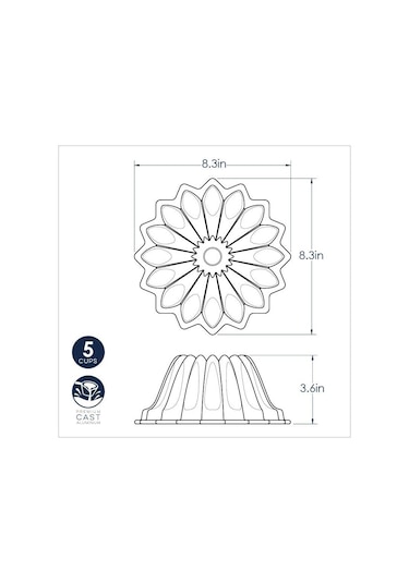 Nordicware Lotus Bundt Kek Kalıbı