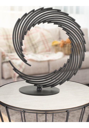 Begüsa Bakü Metal Aksesuar Biblo 25 Cm Siyah