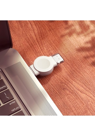 Supermarket1 Manyetik Kablosuz Şarjlı Watch Şarj Cihazı - 5w Hızlı Şarj, Tüm Modeller İçin