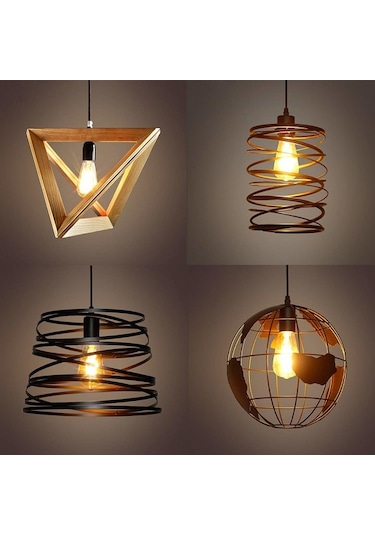 Edison ST64 Flamanlı Rustik 4W Led Ampul 10'lu