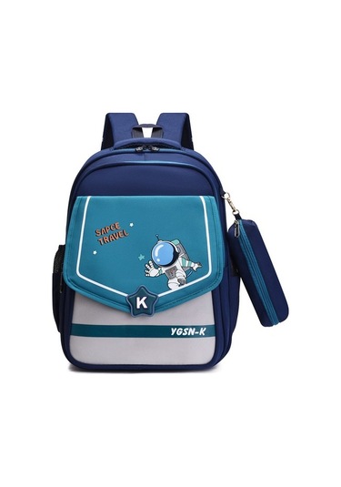 Karikatür Çocuk Sırt Çantası Erkek Ve Dişi Sırt Çantası Öğrenci Okul Çantası G30mpv Yeşil