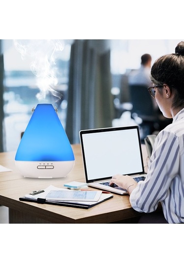 Moly Yunboo Beyaz Usb Nemlendirici Aromaterapi Makinesi 180ml 7 Renkli Led Ev/ofis Yym806m