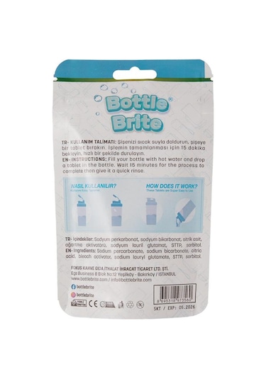 Bottle Brite Tablet 10'lu