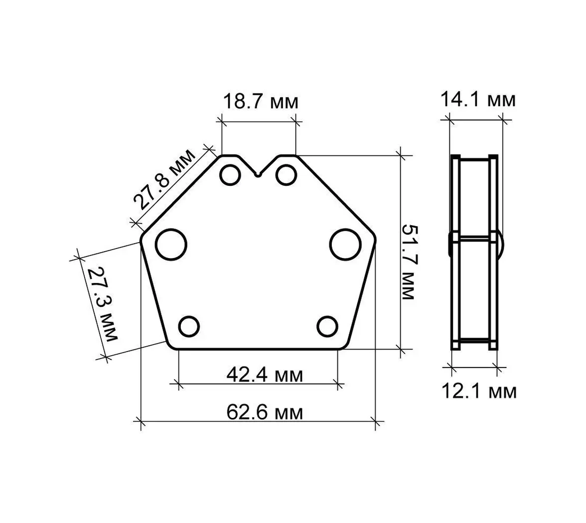 Forceberg Kaynak İçin Güçlendirilmiş Manyetik Köşe, 2 Adet. Ürün Açıklama Kalıbı Eksik. Lütfen Ürün Açıklaması İle Bir Turuncu