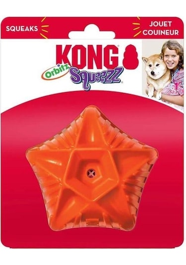 Kong Squeezz Orbitz Top Şeklinde Ses Çıkaran Köpek Oyuncağı M/l