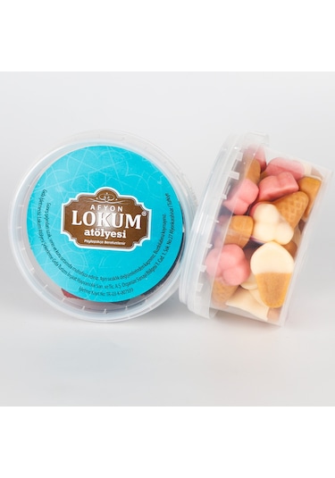 Karışık Aromalı Yumuşak Şeker Dondurma Şekilli 120 G -371