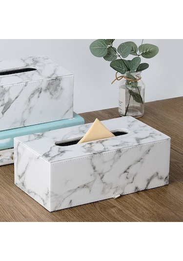 Suntek Pu Deri Doku Kutusu Kağıt Kapak Tutucu Dağıtıcı