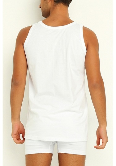 Yıldız 00 Erkek Süprem Atlet Beyaz