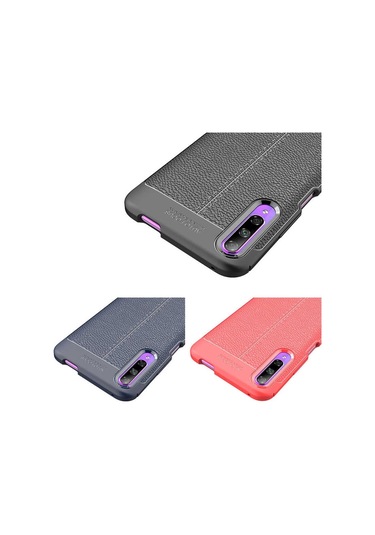 Huawei P Smart Pro 2019 Kılıf Deri Tarzı Niss Silikon Case