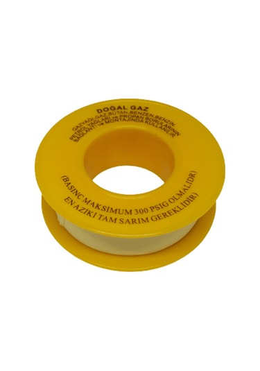 Doğalgaz Ve Lpg Teflon Bantı Sarı