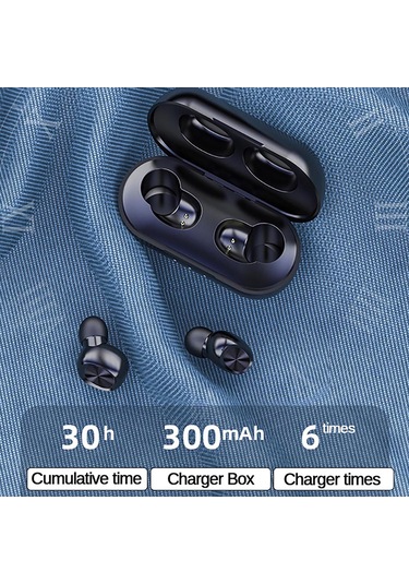 Skycity B5 Mini Tws Bluetooth Kulaklıklar - Siyah, Bt 5.0, Dokunmatik Kontrol, Ipx5 Su Geçirmez, 9d Stereo, İki Yönlü Arama, Şarj Kutusu İle