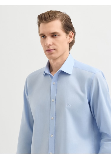 Karaca Erkek Slım Fıt Gömlek-açık Mavi 11.25w.04.012 Açik Mavi