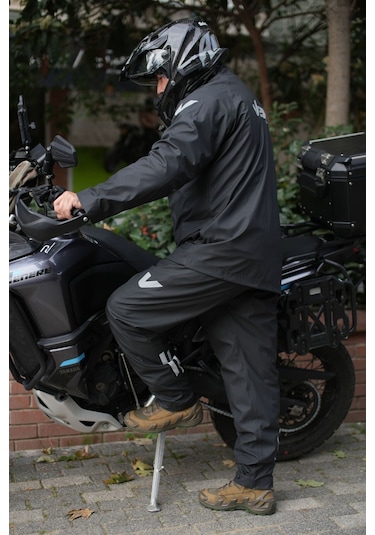 Tech90 Nefes Alır Esnek Özel Üretim Dikişsiz Motorcu Yağmurluk
