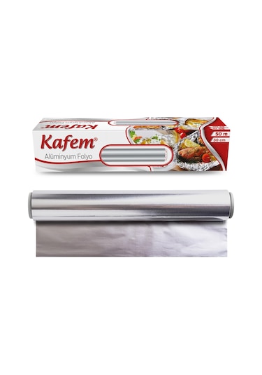 Kafem Aluminyum Folyo 30 CM x 50 M 10mic 4 Paket