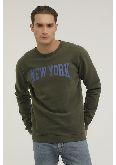 Superfly MEN SWEAT-6 Haki Erkek Sweatshirt Haki