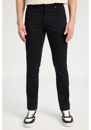 Wrangler Texas Slim Fit Erkek Denim Pantolon W12sea001 Siyah