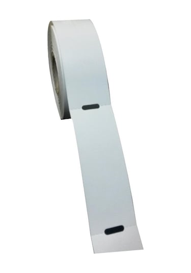 100X38 Karton Raf Etiketi Ortadan Delikli 350'li