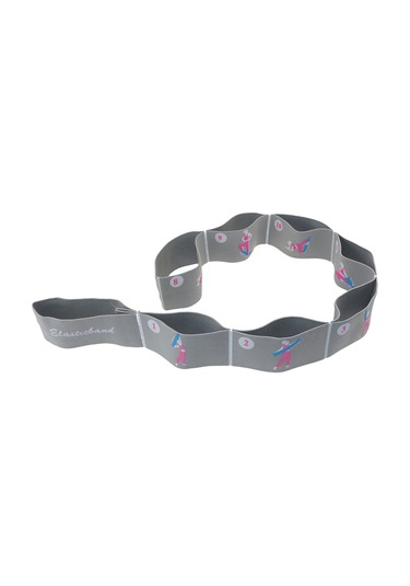 Ciwaa Cwa - 2217 Pilates Yoga Jimnastik Egzersiz Esneme Lastiği Direnç Bandı Gri 92 CM Gri