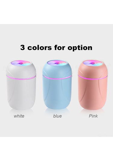 Hangfox Usb Şarjlı Mavi Renkli Kupa Nemlendirici: Nano Atomizasyon, Renkli Işık, Sessiz Çalışma, Ev Ve Araç İçin Nem Arttırıcı-parfümleyici