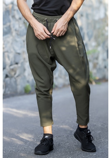 Baykim Sports Wears Modern Unisex Şalvar Pantolon Haki