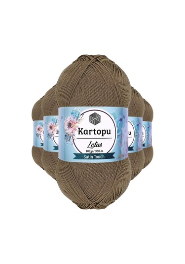 5 Adet Lotus Bikini Büstiyer Bluz Örgü İpi  K833 Vizon