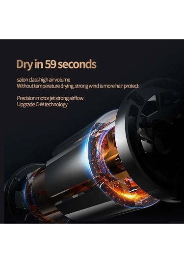 Lixiaqu01 Yeni Yüksek Hızlı Saç Kurutma Makinesi Yüksek Güçlü