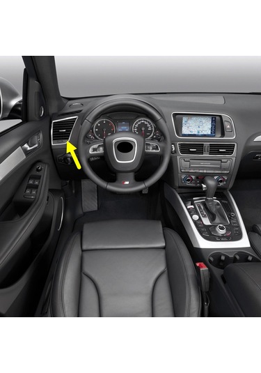 Audi Q5 2009-2012 Ön Torpido Sol Havalandırma Izgarası 8r1820901g