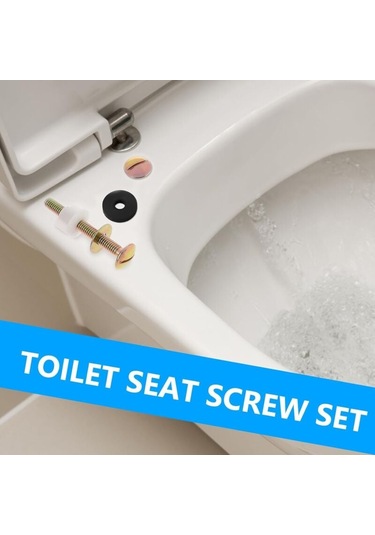 Evrensel Tuvalet Kapağı Vidaları 2'li Paket - Kasap Sabitleme B Diğer