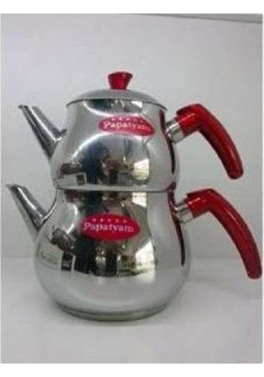 Alara P04 Bakalit Sap Papatya Çelik Çaydanlık Gri