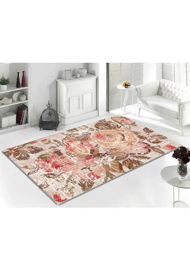 Brillant Latex Kaymaz Taban Halı-Kristal Hl11217.801-(80X300)