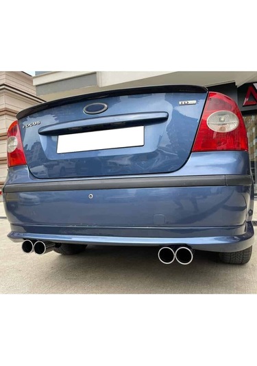 Ford Focus 2 Sedan Arka Ek Difüzör Siyah Plastik 2004 2005 2006 2007 2008 Arka-difizör-bodykit-ek