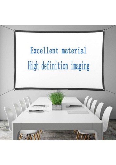 Novahub 72 İnç Taşınabilir Hd Projeksiyon Perdesi - 16:9 Sinema Kalitesi, Ev & Dış Mekan İçin