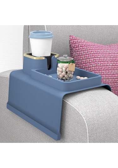 Sones Kanepe Kol Dayanağı Araba Kol Dayanağı Silikon Bardak Altlığı Isı Yalıtımı Haşlanma Önleyici Bardak Tutucu Mavi