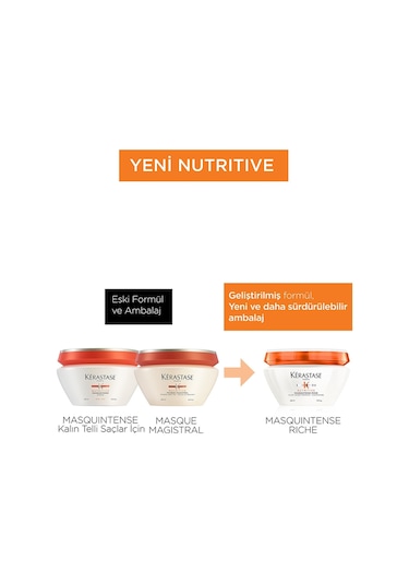 Kerastase Nutritive Masquintense Riche Derin Besleme Sağlayan Yoğun Saç Maskesi 200 ML