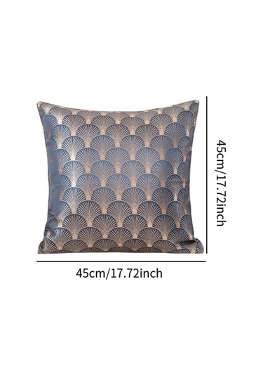 Suntek Modern Yastık Örtüsü 45 X Cm Yumuşak Kılıfı Mavi Mavi