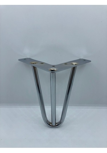 Metal, 15 12 12cm Krom Koltuk,dolap,baza, Mobilya Ayağı 4 Adet