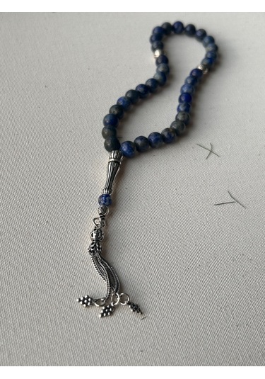925 Ayar Gümüş Lapis Lazuli Tesbih