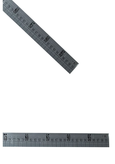 100 Cm Hafif Alüminyum Cetvel Gri