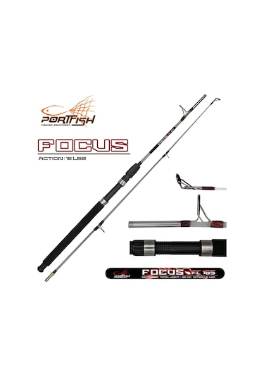 Portfish Focus 180 CM Vidalı Dolgu Tekne Kamışı 15 Lbs