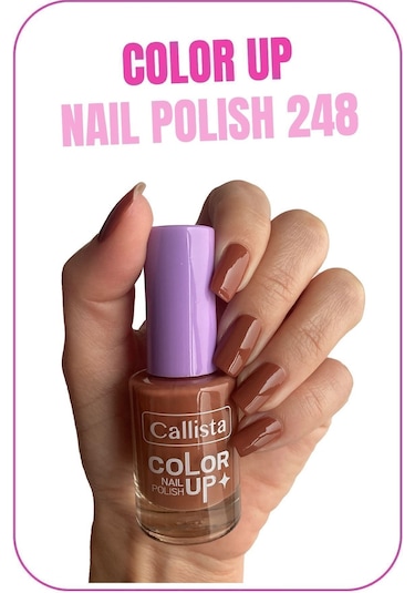 Callista Color Up Nail Polish Oje 248 Double Espresso - Kahverengi