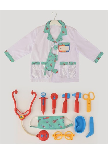 Lc Kırmızı Doktor Seti Ve Çocuk Kostümü