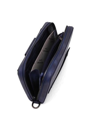 Erkek Deri Portföy Lacivert 115504 Lacivert