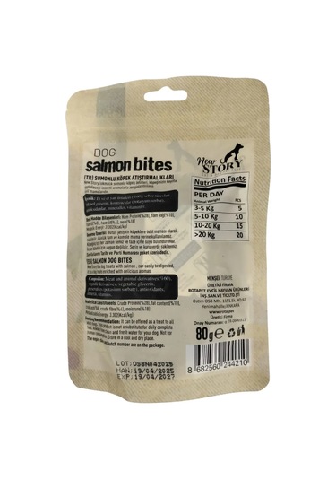 Dog Salmon Bites 3x80gr. Somonlu, Köpek Ödül Maması