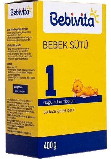 Bebivita 1 Bebek Sütü 400 G 9 Adet
