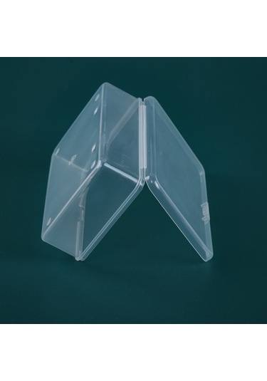 Sones Pp Dikdörtgen Şeffaf Plastik Kutu Kapaklı Parçalar Donanım Alet Saklama Kutusu